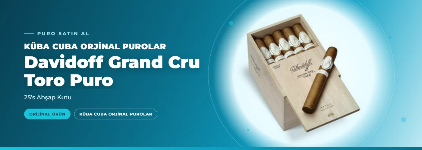 Davidoff Grand Cru Toro Puro – 25’s Ahşap Kutu