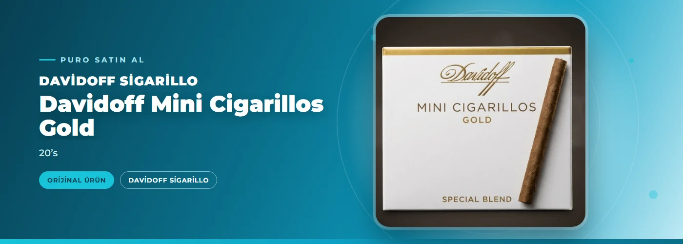 Davidoff Mini Cigarillos Gold – 20’s