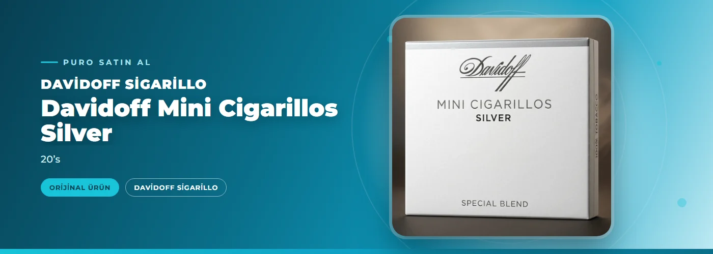 Davidoff Mini Cigarillos Silver – 20’s