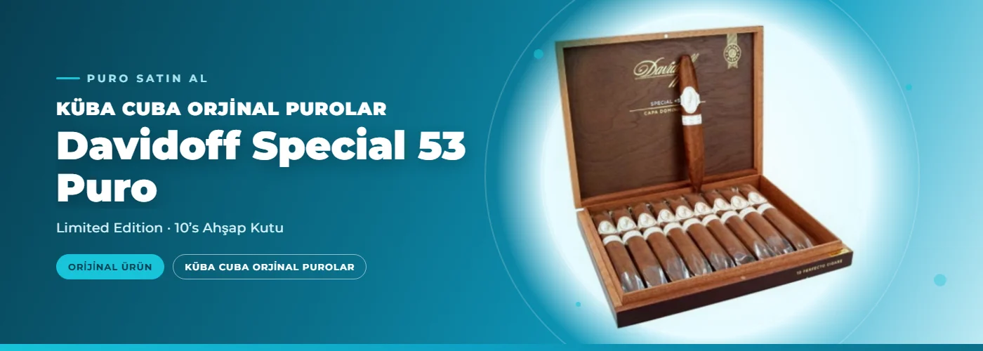 Davidoff Special 53 Puro – Limited Edition – 10’s Ahşap Kutu