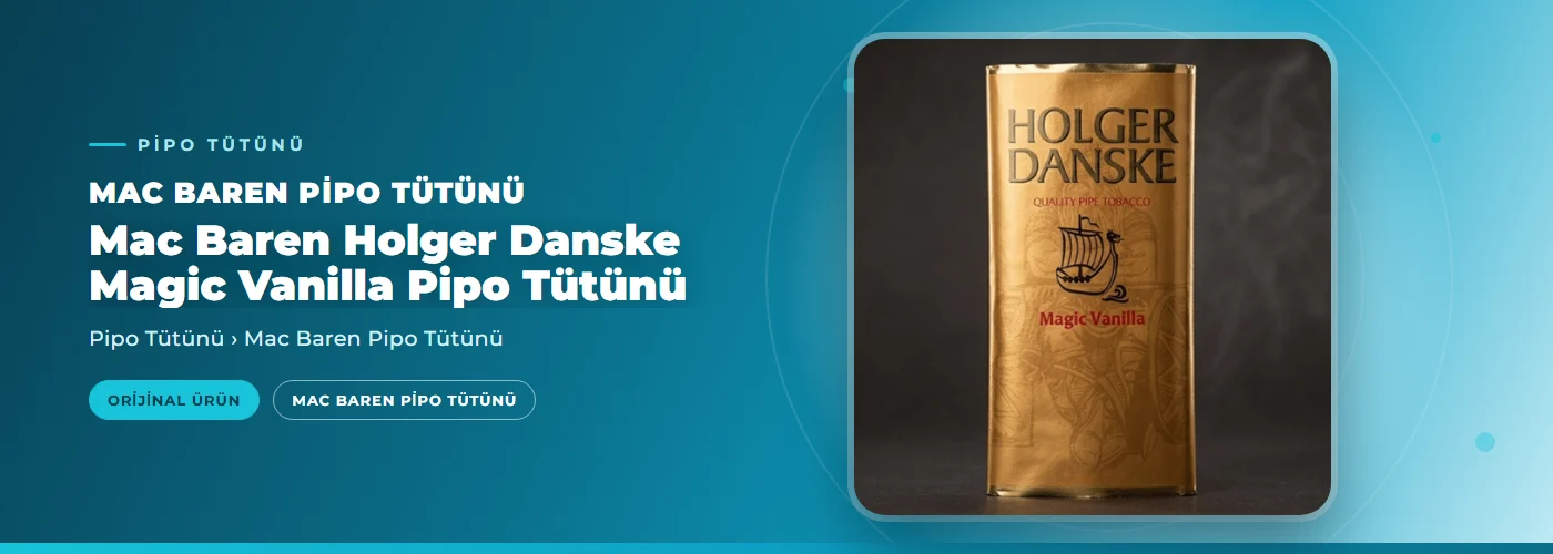Mac Baren Holger Danske Magic Vanilla Pipo Tütünü