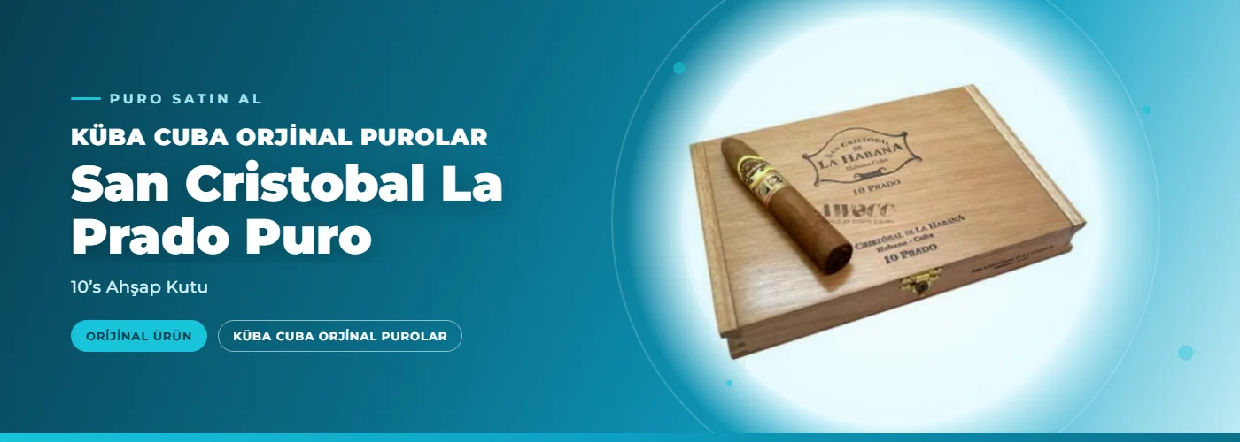 San Cristobal La Prado Puro – 10’s Ahşap Kutu
