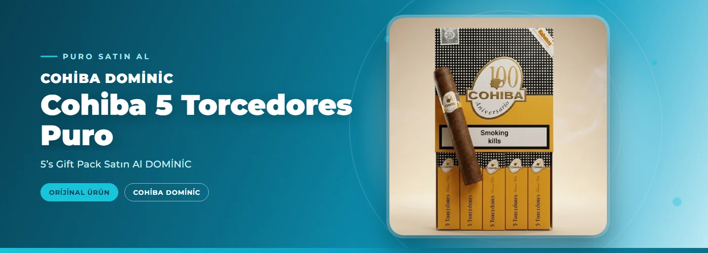 Cohiba 5 Torcedores Puro – 5’s Gift Pack Satın Al DOMİNİC
