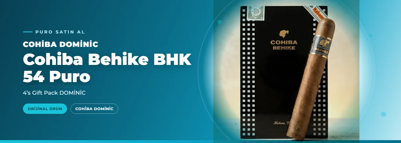 Cohiba Behike BHK 54 Puro – 4’s Gift Pack DOMİNİC