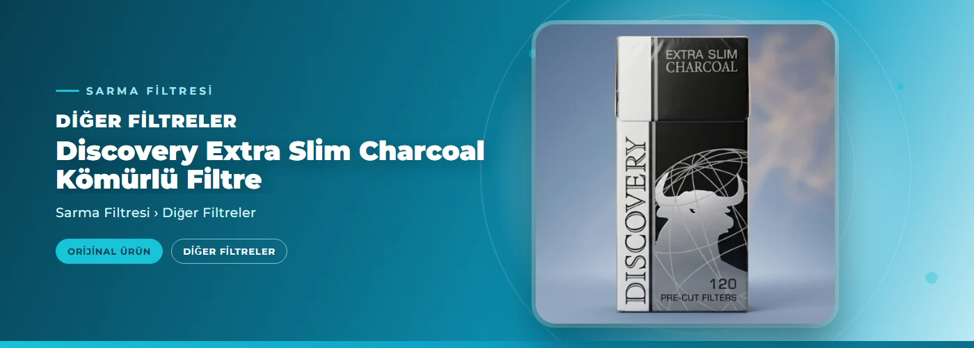 Discovery Extra Slim Charcoal Kömürlü Filtre