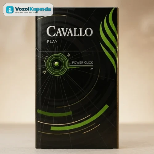 Cavallo Play Green Power ithal sigara - Yeşil Elma / Mentol