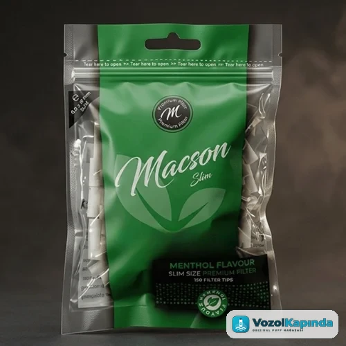 Macson Mentollü Sarma Filtresi - 6mm