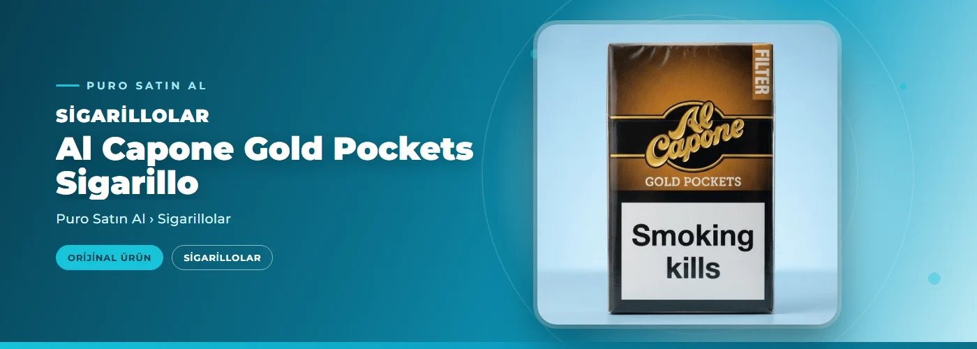 Al Capone Gold Pockets Sigarillo