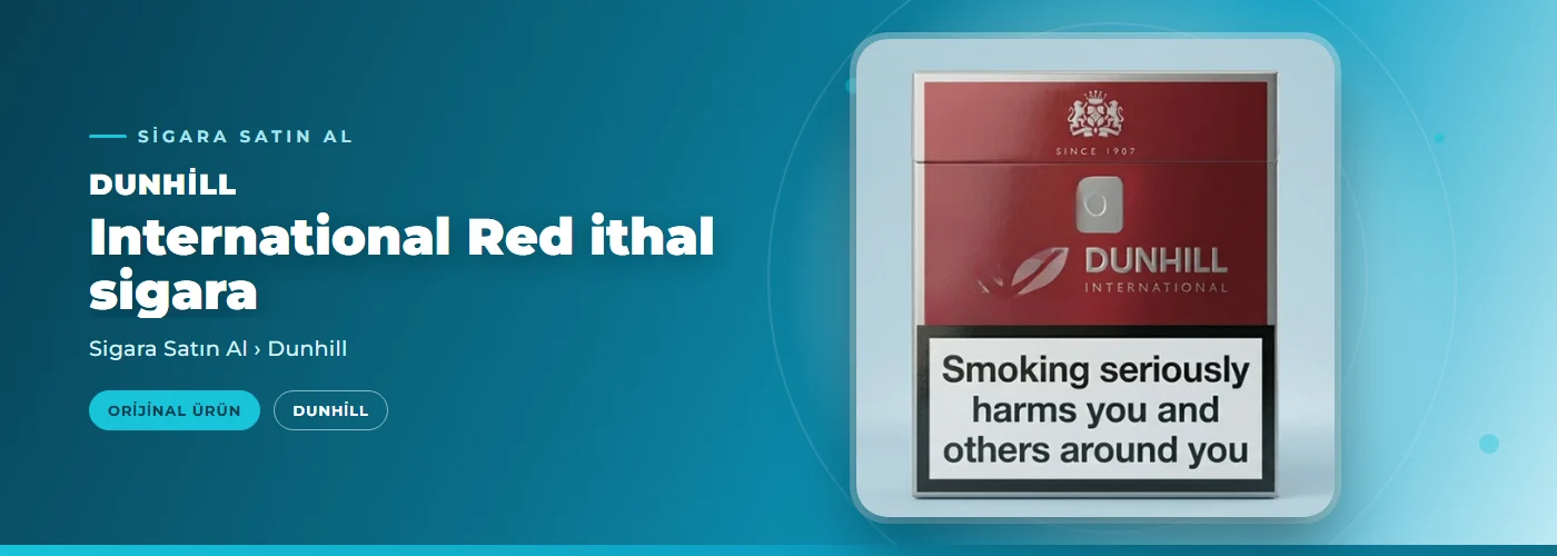 Dunhill International Red ithal sigara