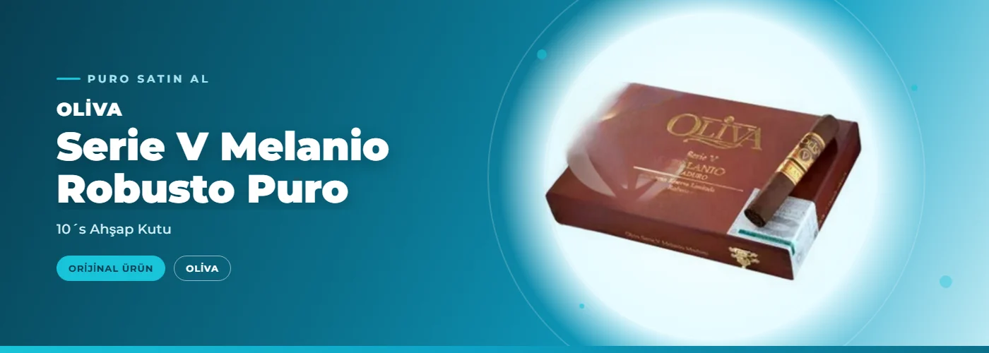 Oliva Serie V Melanio Robusto Puro – 10´s Ahşap Kutu