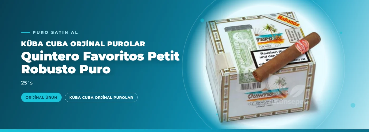 Quintero Favoritos Petit Robusto Puro – 25´s