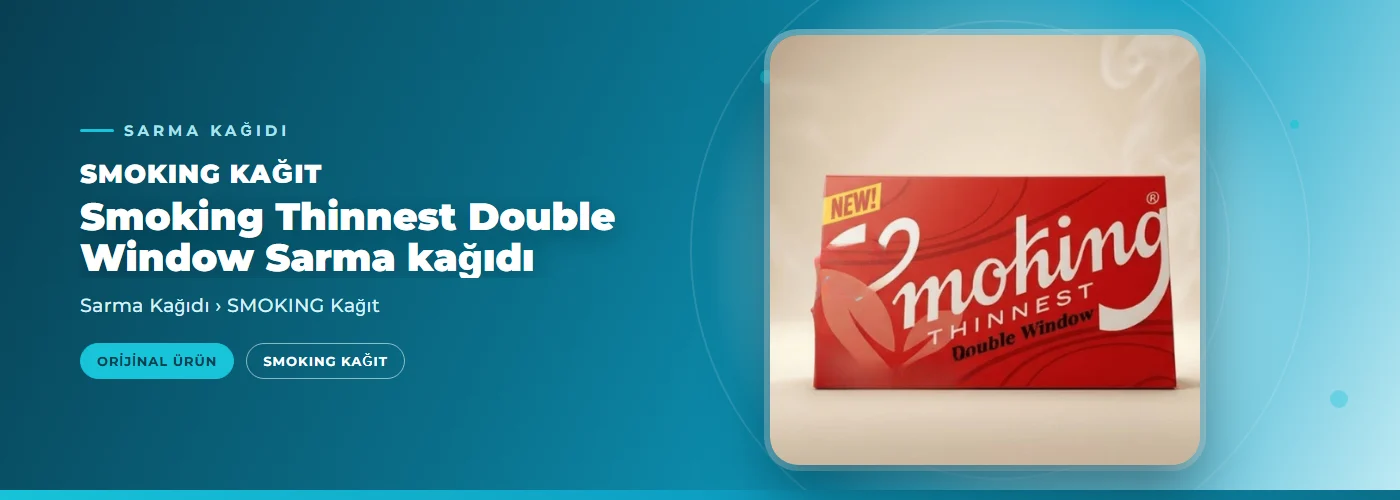 Smoking Thinnest Double Window Sarma kağıdı