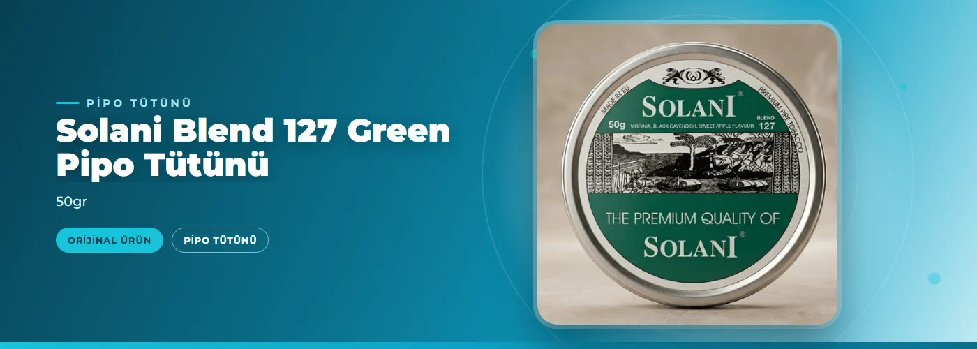 Solani Blend 127 Green Pipo Tütünü – 50gr