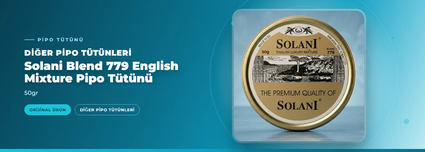 Solani Blend 779 English Mixture Pipo Tütünü – 50gr