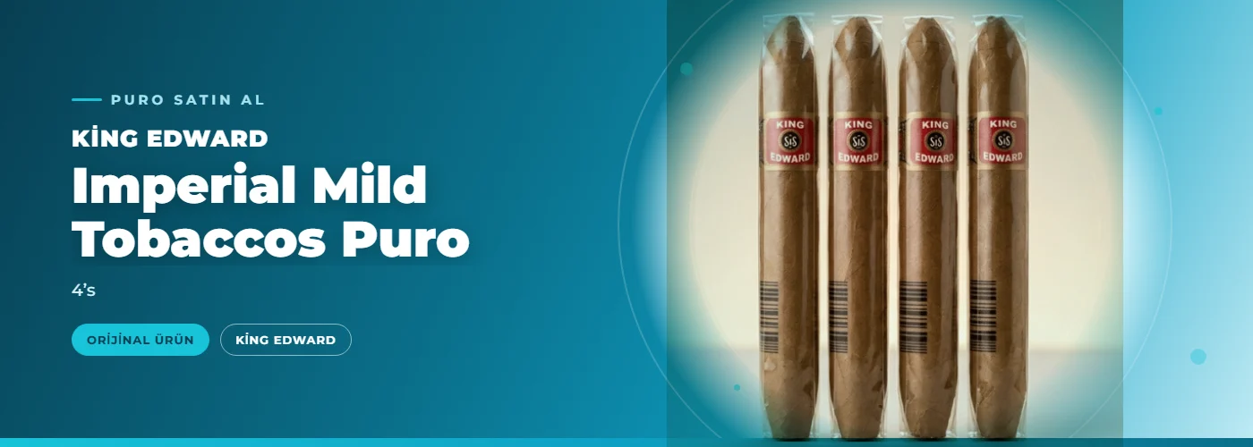 King Edward Imperial Mild Tobaccos Puro – 4’s