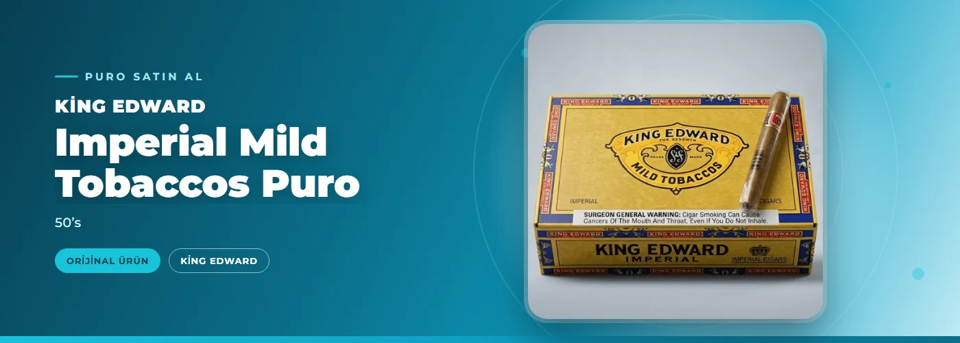 King Edward Imperial Mild Tobaccos Puro – 50’s