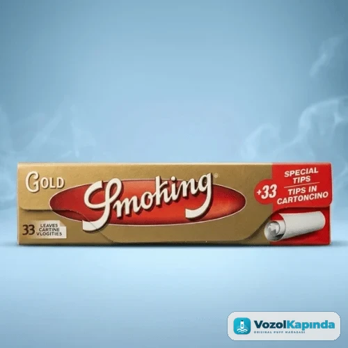 Smoking Gold King Size uzun sigara kağıdı + Zıvanalı