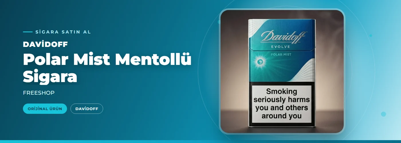 Davidoff Polar Mist Mentollü Sigara – FREESHOP