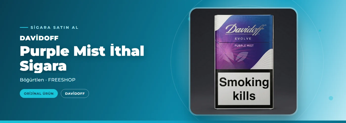 Davidoff Purple Mist İthal Sigara – Böğürtlen – FREESHOP