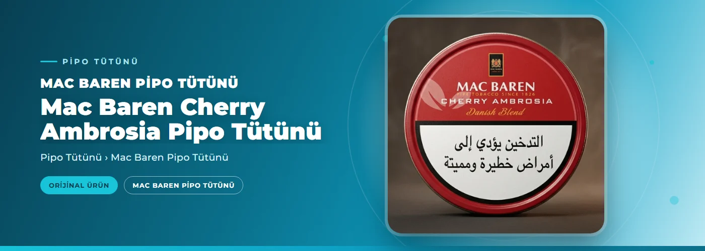 Mac Baren Cherry Ambrosia Pipo Tütünü