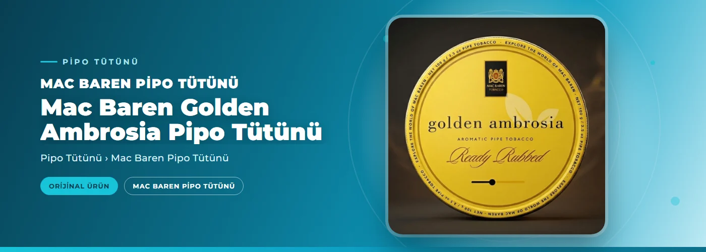 Mac Baren Golden Ambrosia Pipo Tütünü
