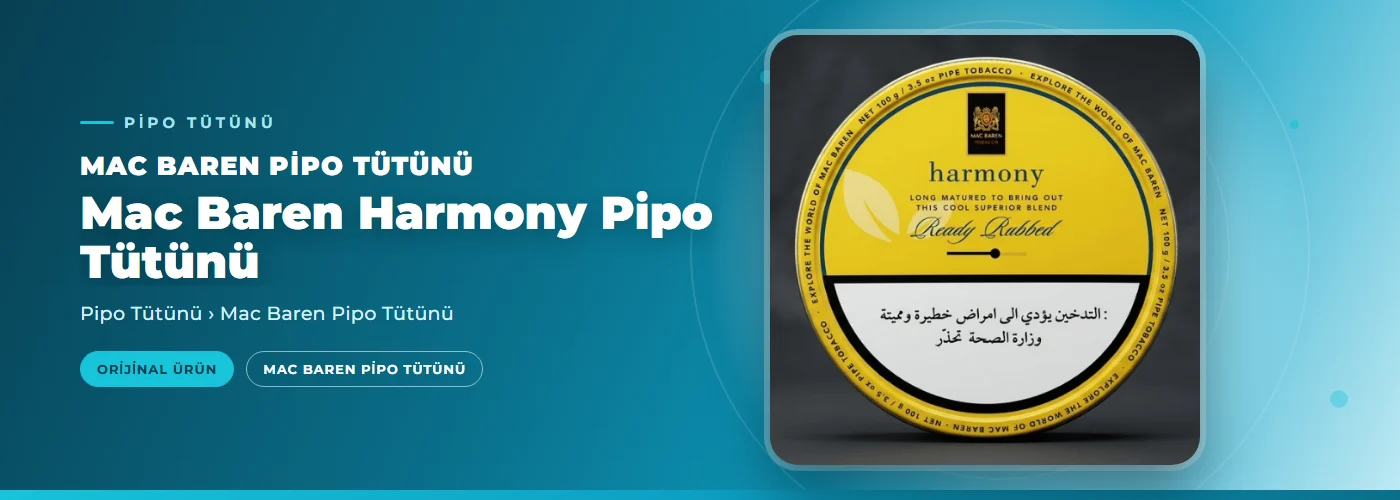 Mac Baren Harmony Pipo Tütünü