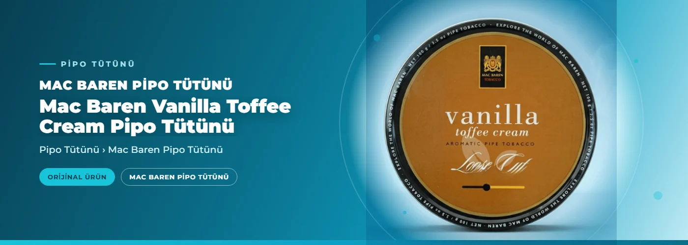 Mac Baren Vanilla Toffee Cream Pipo Tütünü