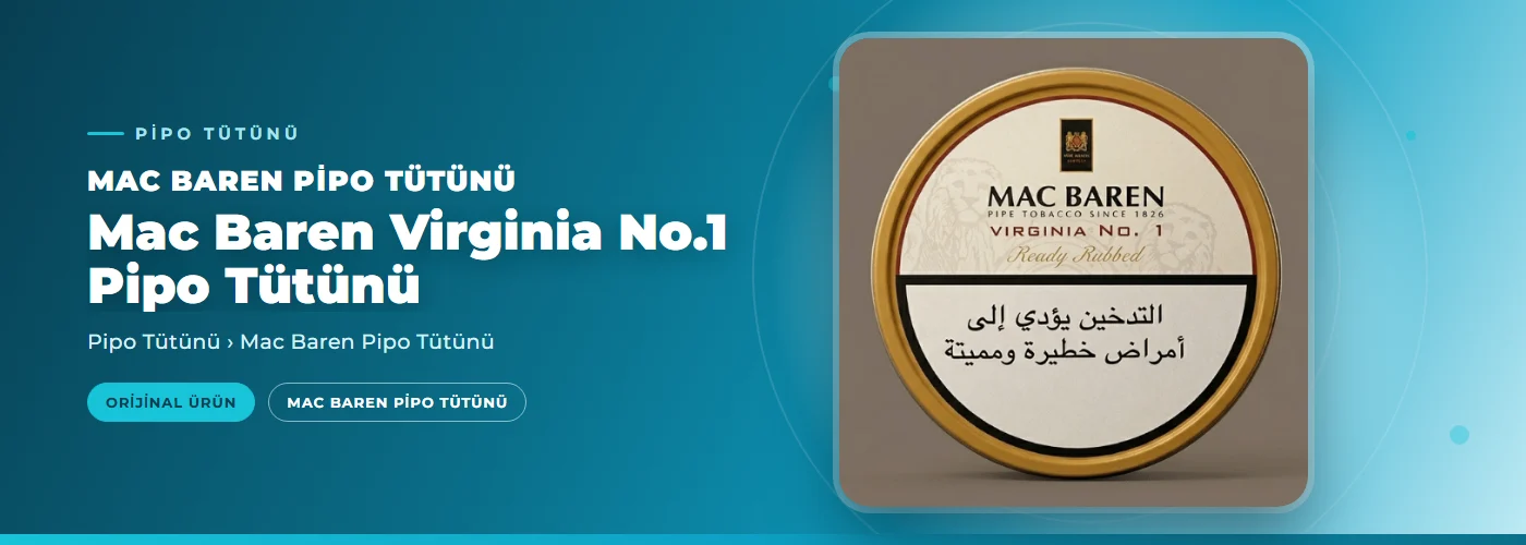Mac Baren Virginia No.1 Pipo Tütünü