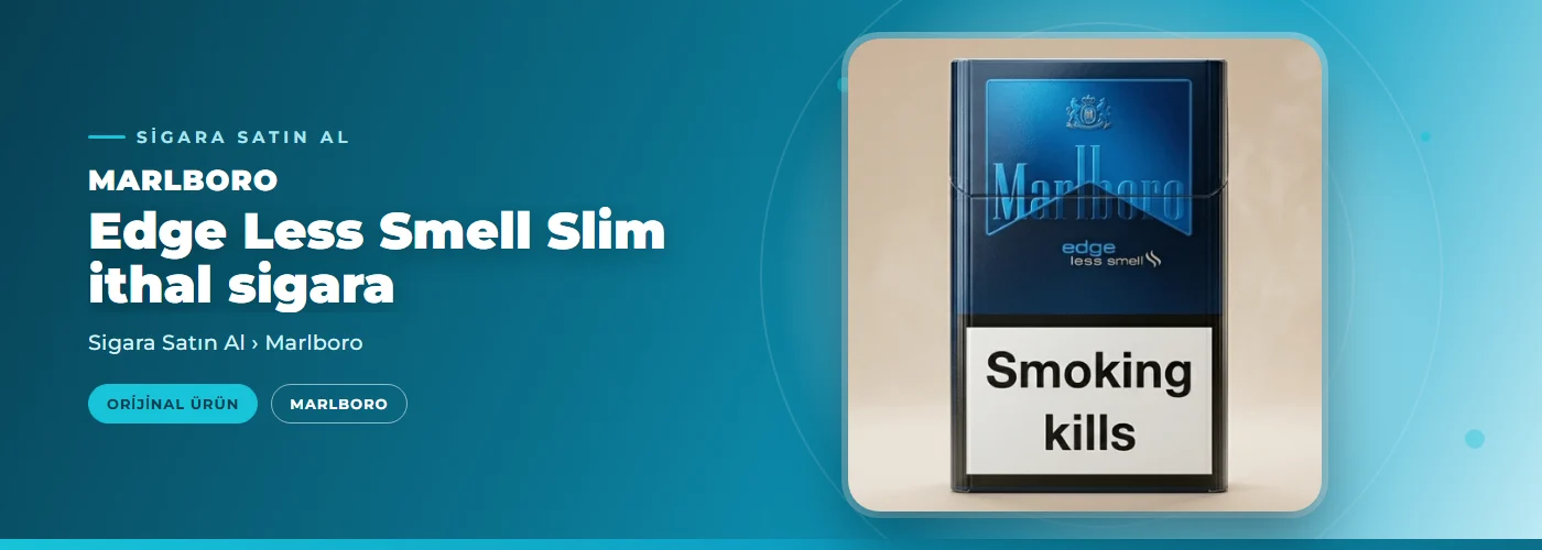 Marlboro Edge Less Smell Slim ithal sigara