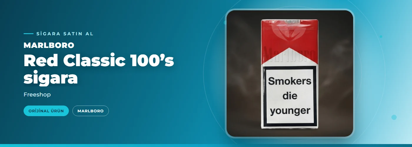Marlboro Red Classic 100’s sigara – Freeshop