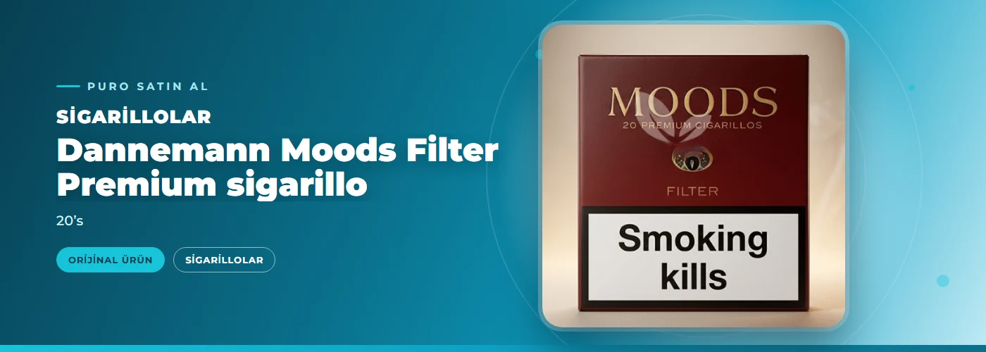 Dannemann Moods Filter Premium sigarillo – 20’s