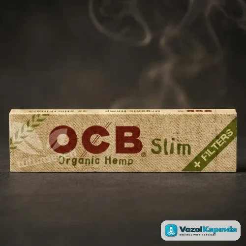 OCB Organic Hemp Slim Uzun Sigara Kağıdı - Zıvanalı