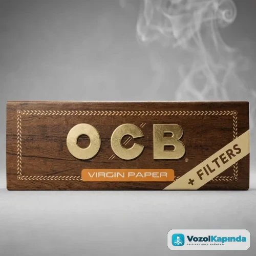 OCB Virgin Brown sigara sarma kağıdı + Zıvanalı
