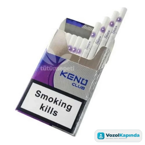 Keno Club Blueberry Mint Click sigara - Yabanmersini ve Nane - görsel 2