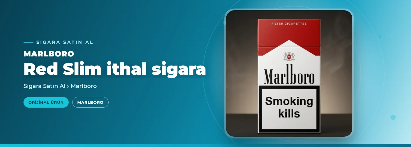 Marlboro Red Slim ithal sigara