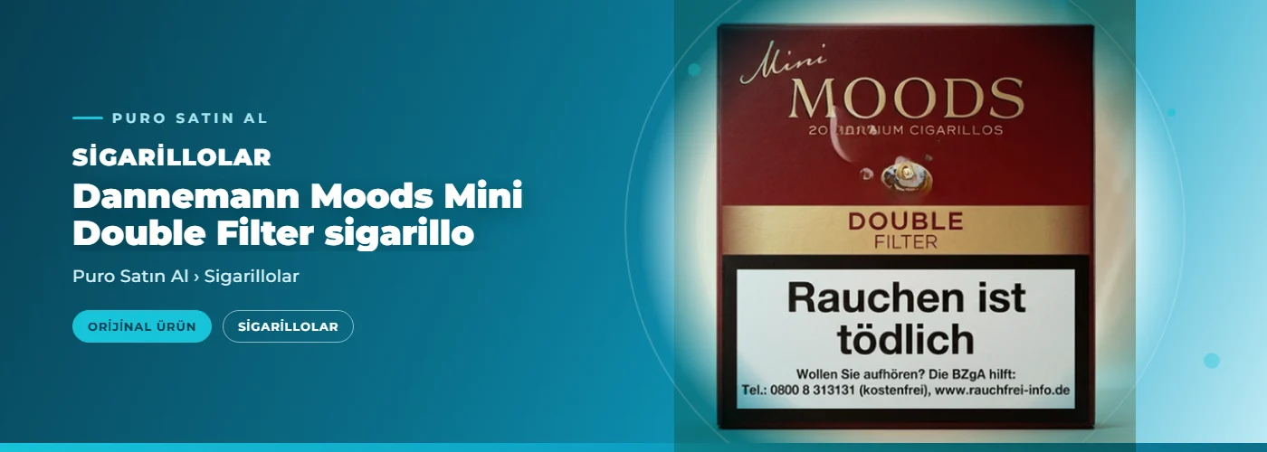 Dannemann Moods Mini Double Filter sigarillo Satın Al
