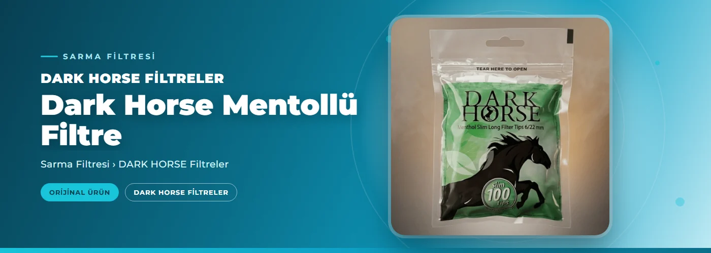 Dark Horse Mentollü Filtre