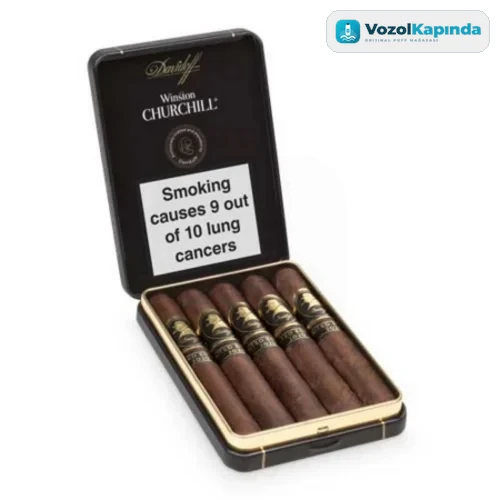 Davidoff Churchill The Late Hour Limited Edition Puro - 5's - görsel 2