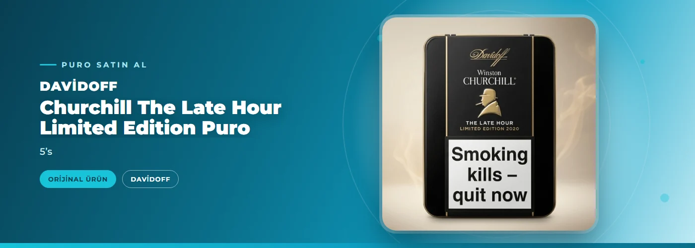 Davidoff Churchill The Late Hour Limited Edition Puro – 5’s