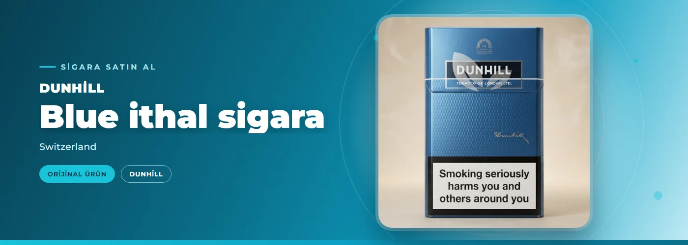 Dunhill Blue ithal sigara – Switzerland