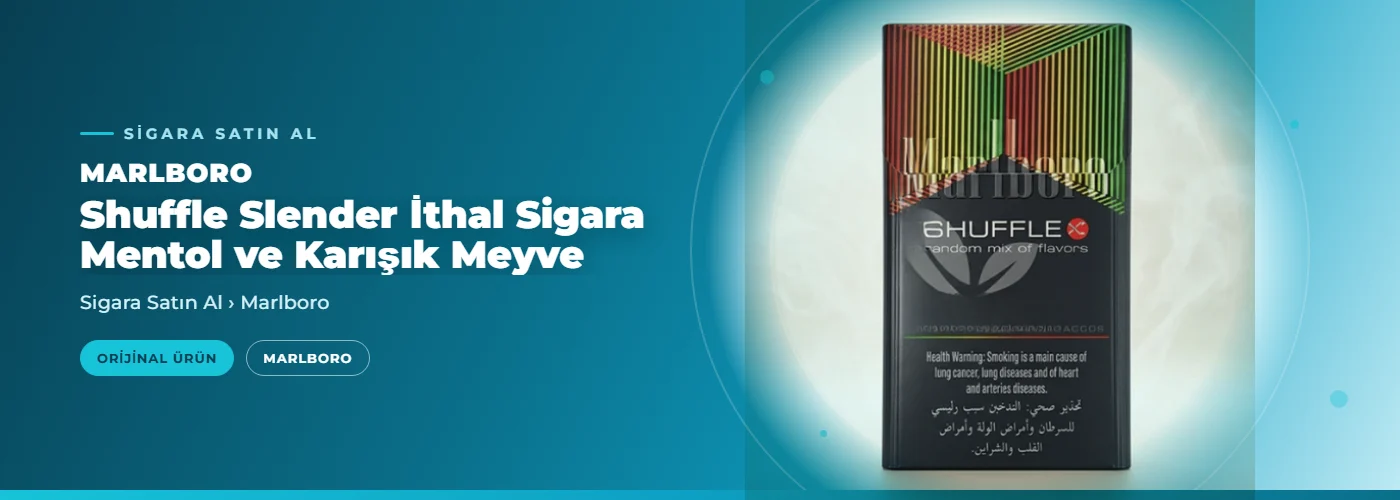 Marlboro Shuffle Slender İthal Sigara Satın Al Mentol ve Karışık Meyve
