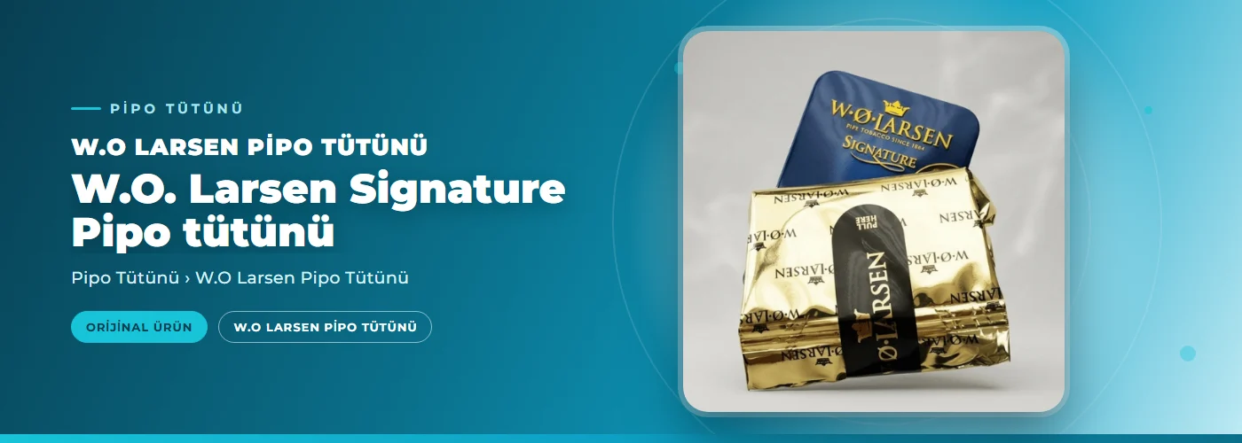 W.O. Larsen Signature Pipo tütünü