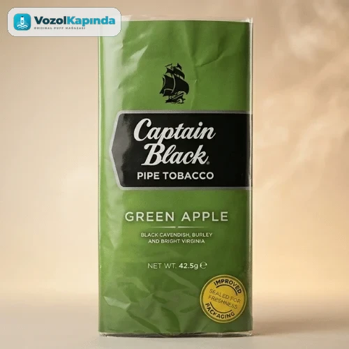 Captain Black Green Apple Pipo Tütünü - Yeşil Elma aromalı