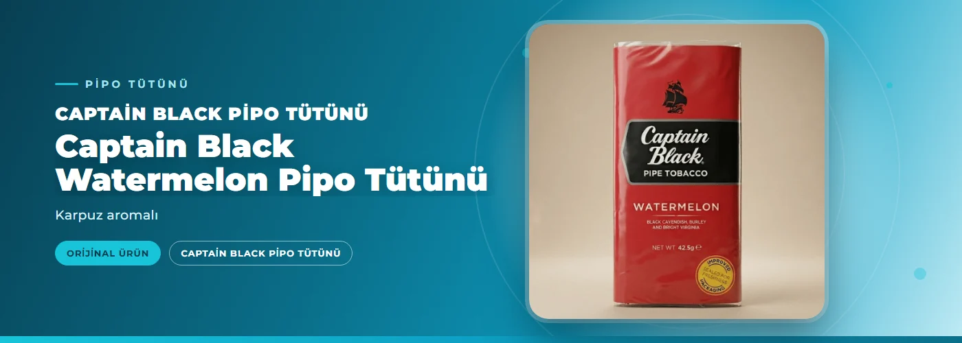 Captain Black Watermelon Pipo Tütünü – Karpuz aromalı