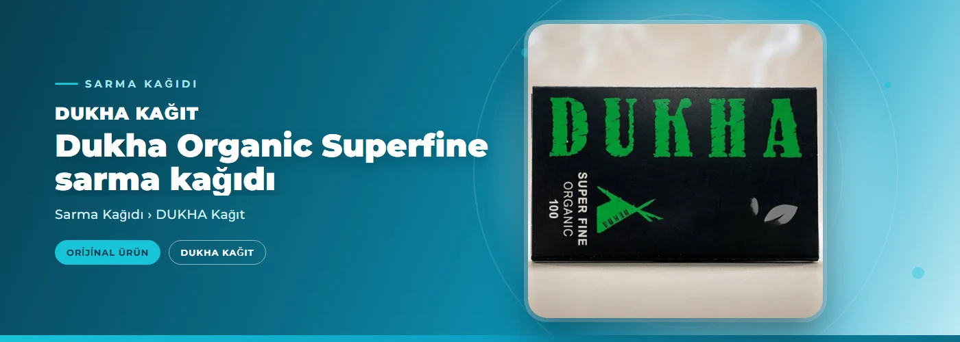 Dukha Organic Superfine sarma kağıdı