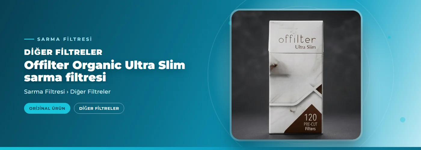 Offilter Organic Ultra Slim sarma filtresi