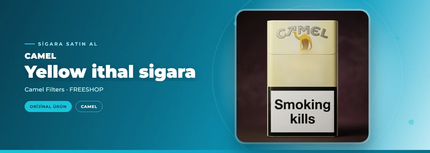 Camel Yellow ithal sigara – Camel Filters – FREESHOP