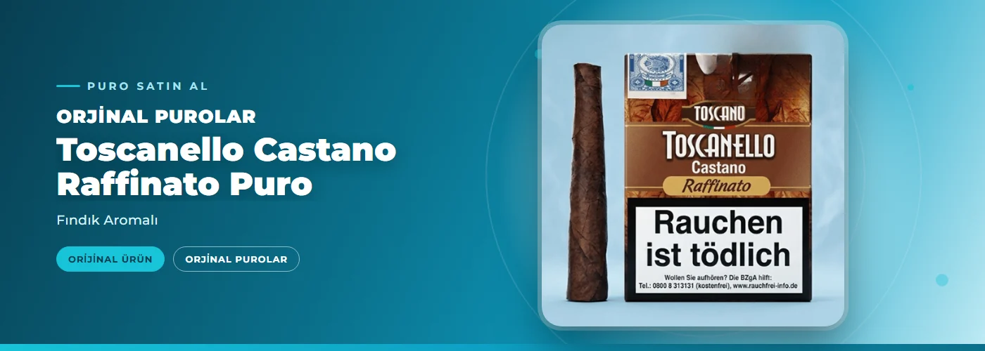Toscanello Castano Raffinato Puro – Fındık Aromalı