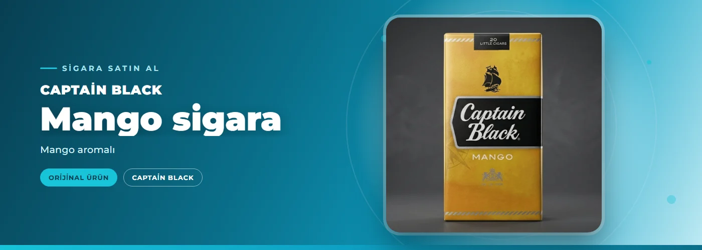 Captain Black Mango sigara Satın Al – Mango aromalı