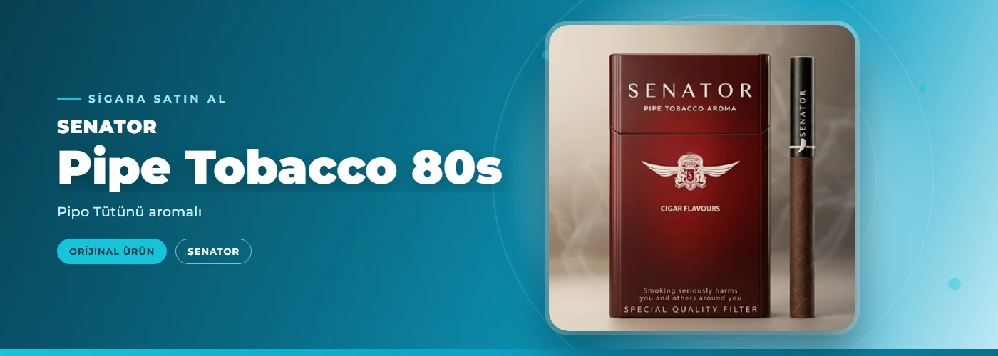 Senator Pipe Tobacco 80s – Pipo Tütünü aromalı